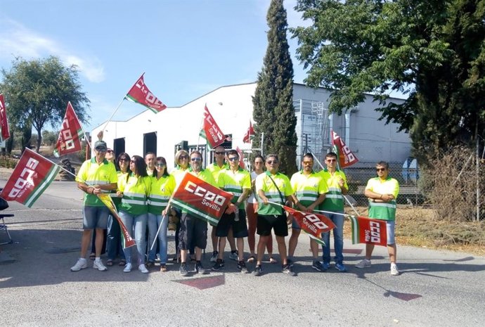 Sevilla.- Continúa el conflicto laboral de la plata de reciclaje de la Mancomunidad Campiña 2.000, según CCOO