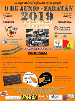 Más de 200 motoristas acudirán el domingo a la celebración del Día de la Moto en Zaratán (Valladolid)