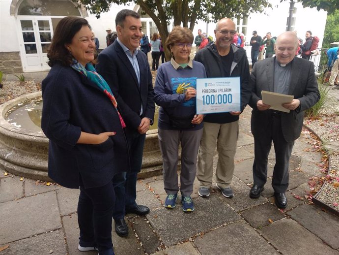 El Centro Internacional de Acogida al Peregrino recibe a su visitante 100.000 ocho días antes que el año pasado