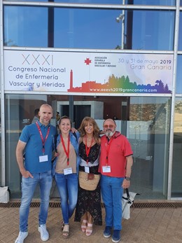 Jaén.- Enfermeras del Área Sanitaria Jaén Nordeste logran el primer premio en Congreso de Enfermería Vascular y Heridas