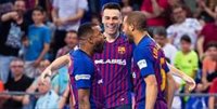 El Barça Lassa golea a ElPozo Murcia y se lleva el primer punto de la final