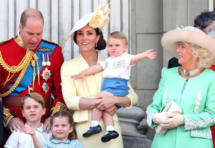 El príncipe Louis le quita el protagonismo a sus hermanos en el Trooping The Colour