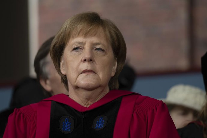 Merkel honored by Harvard University