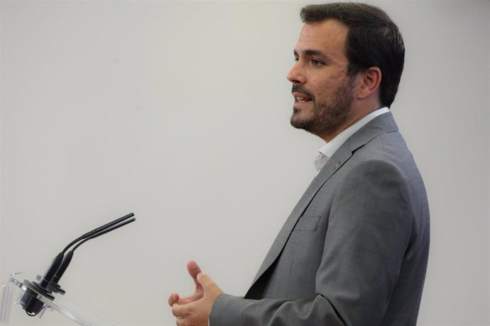 Audiencia del Rey a Alberto Garzón Espinosa, de Izquierda Unida