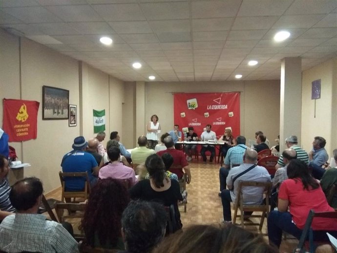 Córdoba.- La Coordinadora Provincial de IU aprueba el informe político con el 75% de los votos a favor
