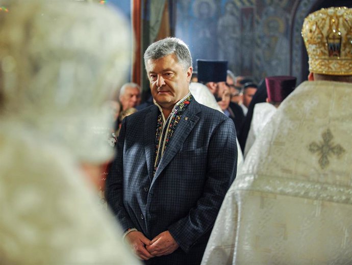 Orthodox Easter service in Kiev
