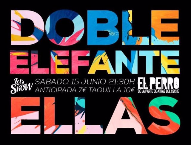 Sorteamos entradas para el concierto de Doble Elefante y Ellas en Madrid
