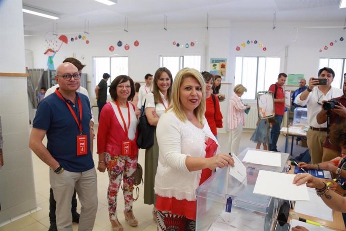 Cádiz.-26M-M.- Mamen Sánchez (PSOE) gana en Jerez pero necesitará un pacto del bloque de izquierda para gobernar