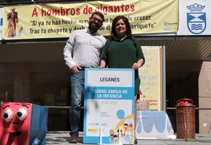 Leganés recibe el reconocimiento de Unicef como 'Ciudad amiga de la infancia' por las políticas en favor de los niños