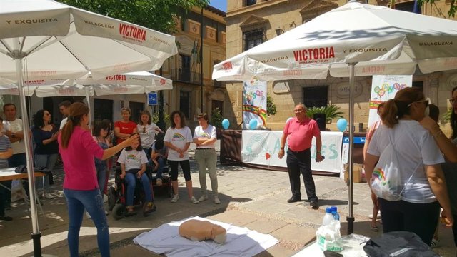 Jaén.- Los Padres De Niños Con Necesidades Aprenden A Actuar Frente A Emergencias En El Hospital De Alcalá La Real
