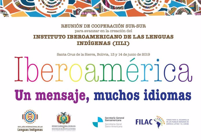 Altas autoridades iberoamericanas se reunirán en Bolivia para crear el Instituto Iberoamericano de Lenguas Indígenas