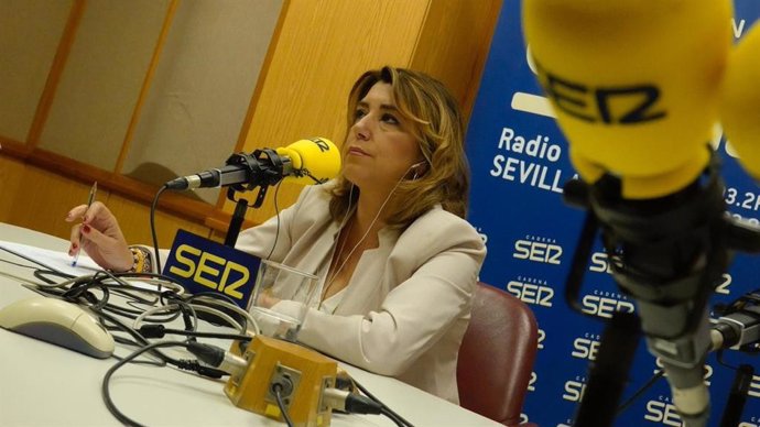 Susana Díaz afirma que el camino que PP, Cs y Vox están recorriendo en Madrid es "idéntico" al de Andalucía