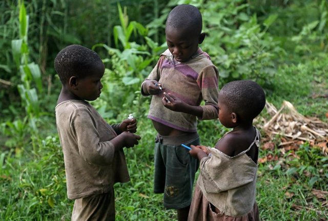 Niños en República Democrática del Congo