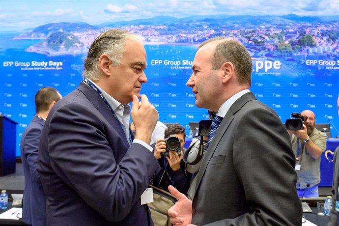 Inauguración en el Kursaal de San Sebastián de las jornadas de trabajo del Partido Popular Europeo