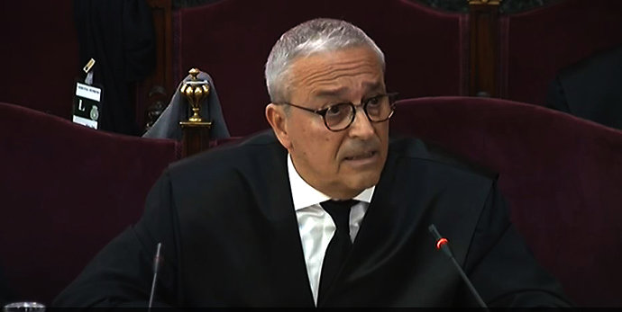 Penúltima jornada del judici del procés en el Tribunal Suprem