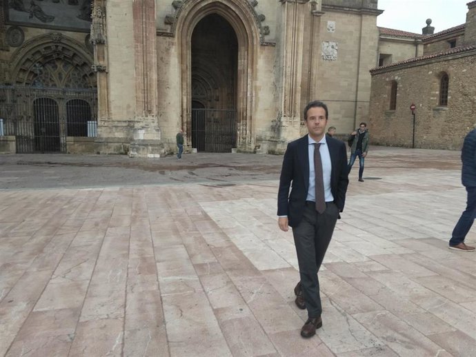 Ignacio Cuesta, candidato de Ciudadanos a la alcaldía de Oviedo.