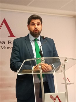 López Miras dice que trabajarán por que el acuerdo alcanzado con Cs en la Asamblea "pueda prolongarse"