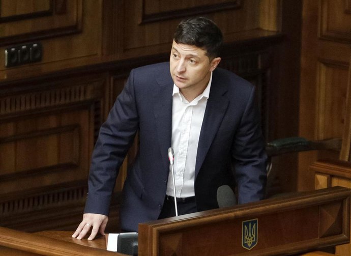 Ukrainian President Zelenskiy attend Constitutional Court meeting