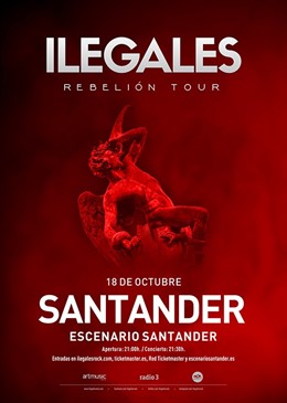 Ilegales presenta su nuevo álbum en Santander el 18 de octubre 