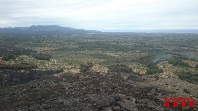 Permiten regresar a los 38 desalojados por el incendio de El Perelló (Tarragona)