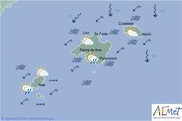 Predicción meteorológica para este miércoles 12 de junio en Baleares:  temperaturas en descenso