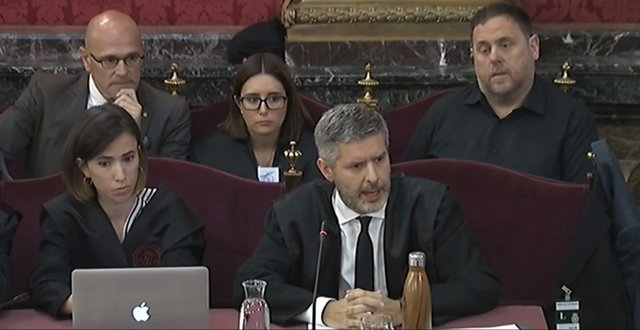 VÍDEO.- Procés.- Abogado de Junqueras y Romeva lamenta que se quiere aplicar el "Código Penal a la disidencia política"