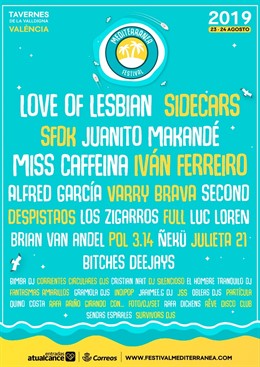 Iván Ferreiro cierra el cartel del Mediterránea Festival 2019