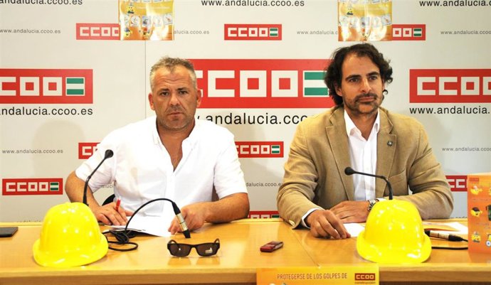 CCOO presenta su campaña contra golpes de calor en la construcción y pide "medios" contra la siniestralidad en el sector