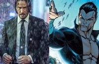 Imponente póster fan de Keanu Reeves como Namor en el Universo Marvel