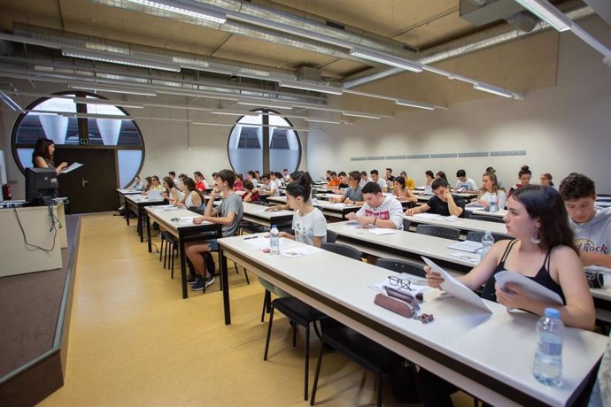 El 96,59% de estudiantes que se han presentado han superado la EvAU en Navarra