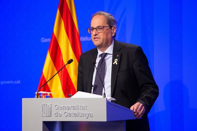Torra reivindica haber reactivado Cataluña y la ve "a punto para vivir en libertad"