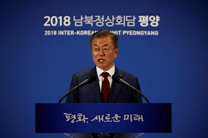 Corea.- Moon se reunirá con Trump con la esperanza de restablecer las conversaciones con Corea del Norte