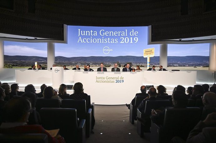 Economía/Motor.- La junta de Enagás aprueba el reparto de un dividendo de 1,53 con cargo a 2018, un 5% más que en 2017