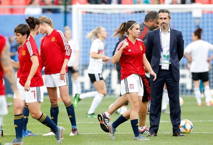 El entrenador de la selección española de fútbol femenino, Jorge Vilda.