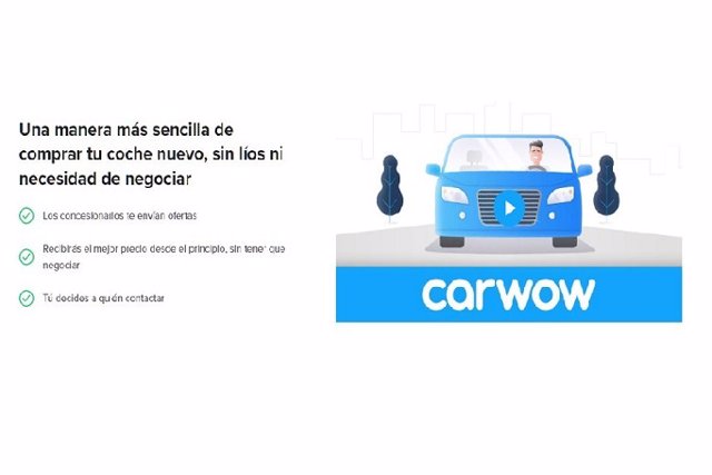 Economía/Motor.- Carwow prevé alcanzar unas ventas de coches por 200 millones en su primer año en España