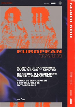 Scarlxrd actuar a Madrid i Barcelona al novembre