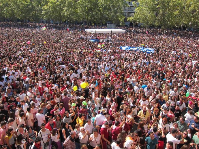                             Disparo Del Cohete San Mateo 2018   