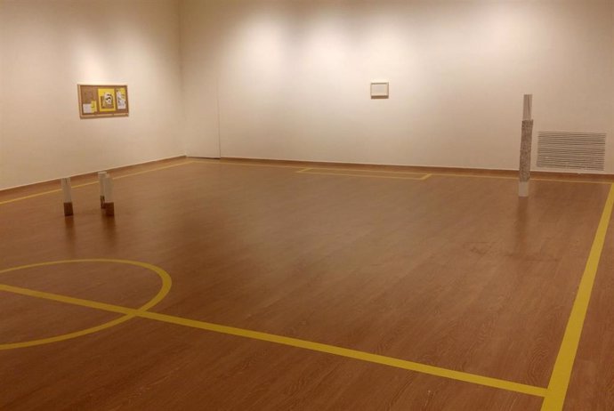 Granada.- Un joven artista transforma la Sala Ático en una pista deportiva