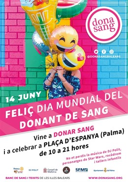 El Bstib y el Govern ofrecen el viernes los datos de donaciones de sangre de 2018 en Baleares