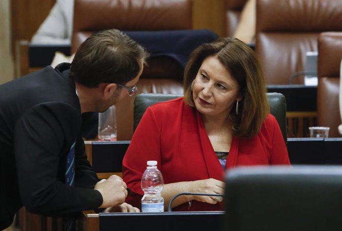 Primera jornada del Pleno del Parlamento en el Parlamento de Andalucía
