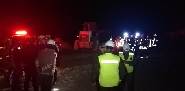 El derrumbe de una mina deja atrapadas a tres personas en Chile