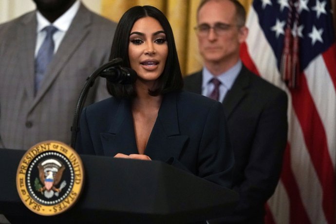 Kim Kardashian lucha en la Casa Blanca por la reinserción social de presos