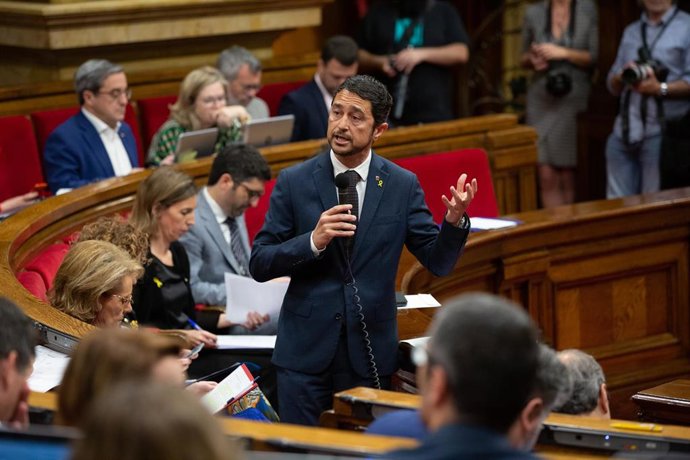 Pleno en el Parlament de Catalunya