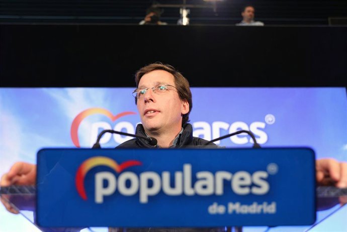 AMP.- 26M.- Diez ediles del PP acompañan a Almeida en su lista, que deja fuera a Percival Manglano y recupera a Fanjul