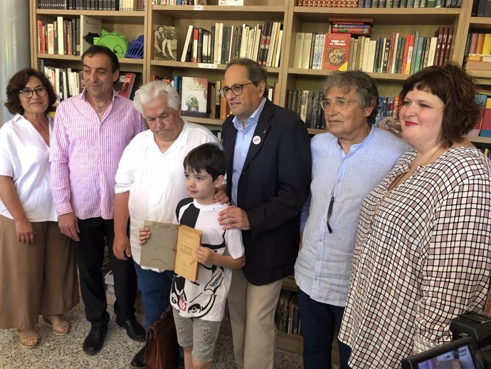 Torra encapala un homenatge a Joan Tarragó, que va crear una biblioteca clandestina en Mauthausen