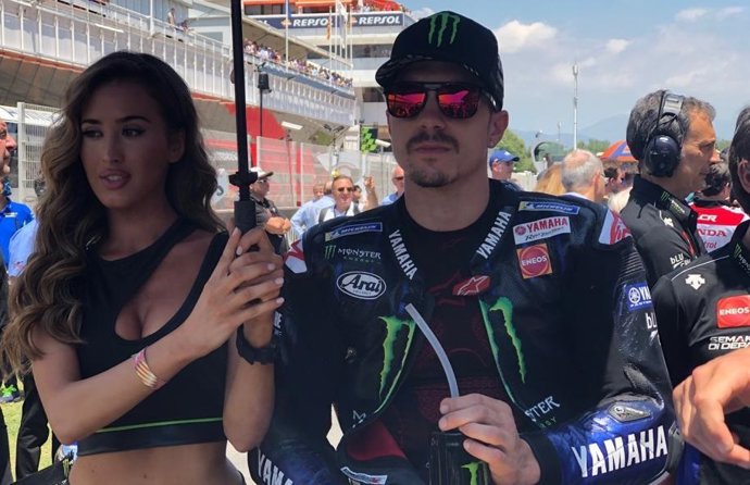 El piloto español Maverick Viñales (Monster Energy Yamaha).