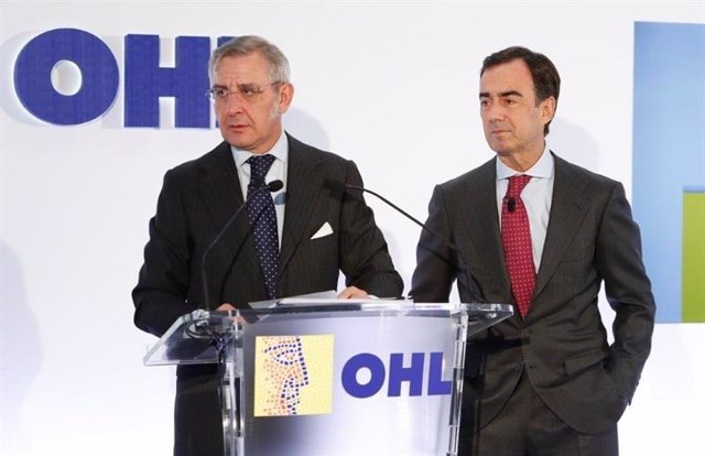 Juan Villar-Mir y el consejero delegado de OHL