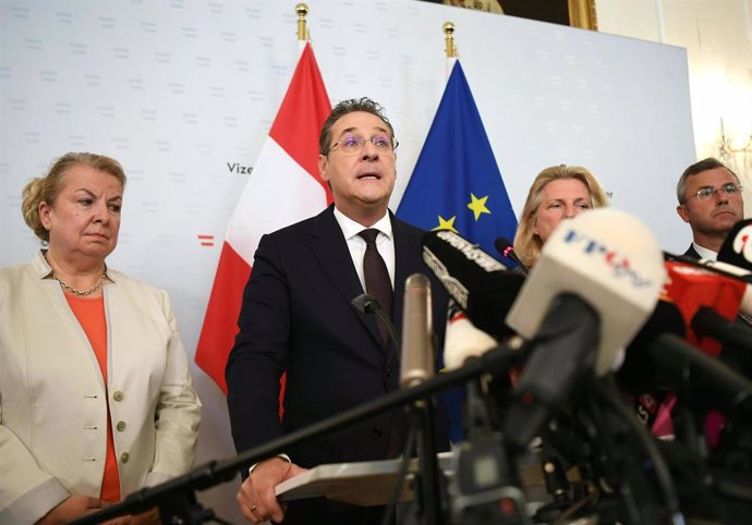 Austria.- La Fiscalía investiga al exvicecanciller Heinz-Christian Strache por supuesta violación de confianza