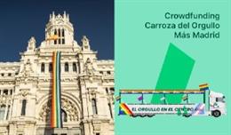 Más Madrid consigue en poco más de cinco horas la mitad del dinero que necesita para tener carroza en el Orgullo