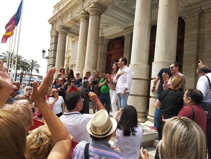 PP, PSOE y Cs acusan a José López (MC) de "incitar al odio" y "llamar a la violencia" con su discurso de este domingo